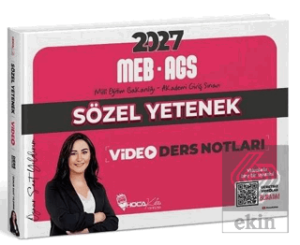 2027 MEB - AGS Sözel Yetenek Video Ders Notları