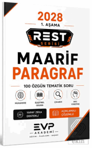 2028 REST Serisi Maarif Model Paragraf Soru Bankası 100 Özgün Tematik Soru Çözümlü