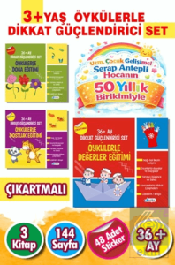 3 - 6 Yaş Öykülerle Dikkat Güçlendirici Eğitim Seti