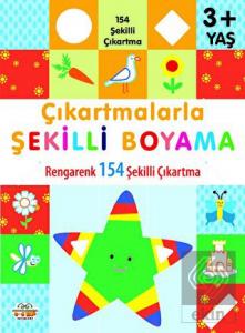 3+ Çıkartmalarla Şekilli Boyama