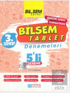 3. Sınıf Bilsem Tablet 5li Deneme