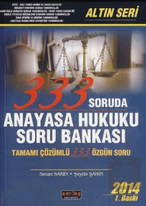 333 Soruda Anayasa Hukuku Soru Bankası