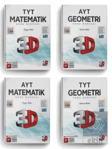 3D Yayınları TYT AYT Matematik Geometri Soru Bankası Seti
