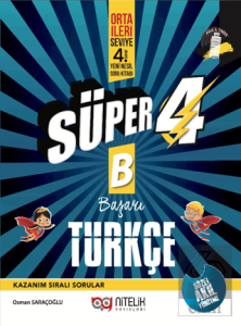 4. Sınıf Yeni Nesil Süper Türkçe (B) Soru Kitabı