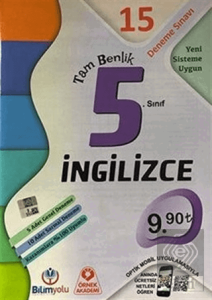 5. Sınıf İngilizce Tam Benlik 15 Deneme Sınavı