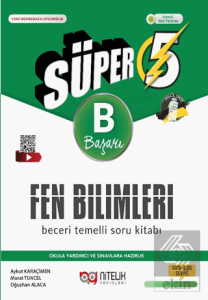 5. Sınıf Süper Fen Bilimleri Beceri Temelli Soru Kitabı (B)