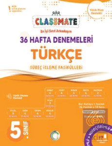 5. Sınıf Türkçe Classmate 36 Hafta Denemeleri