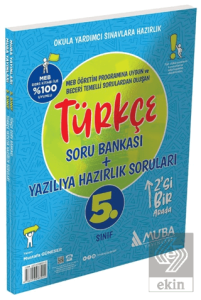 5. Sınıf Türkçe Soru Bankası + Yazılıya Hazırlık Soruları 2si 1 Arada