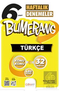 6. Sınıf Bumerang 32 Haftalık Türkçe Denemeleri Gü