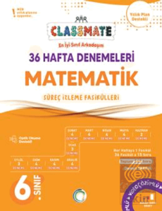 6. Sınıf Classmate 36 Hafta Denemeleri Matematik