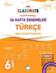 6. Sınıf Classmate 36 Hafta Denemeleri Türkçe