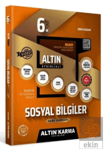 6. Sınıf Sosyal Bilgiler Altın Etkinlikli Kazanım Soru Bankası
