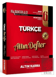 6. Sınıf Türkçe Altın Defter