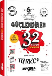 6. Sınıf Türkçe Güçlendiren 32 Haftalık Kazanım Denemeleri