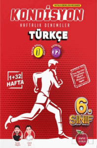 6. Sınıf Türkçe Kondisyon Haftalık Kazanım Denemeleri 33 Hafta