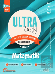 6. Sınıf Ultra Serisi Matematik Haftalık Kazanım Kavrama Denemeleri 40 Föy