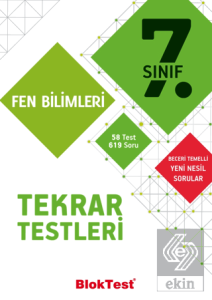 7. Sınıf Fen Bilimleri Tekrar Testleri