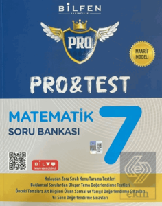 7. Sınıf Pro Pro&Test Matematik Soru Bankası