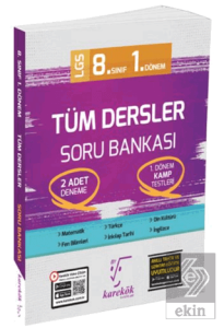 8. Sınıf 1. Dönem Tüm Dersler Soru Bankası