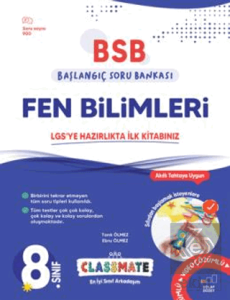 8. Sınıf Classmate Başlangıç Fen Bilimleri Soru Bankası