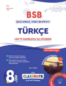 8. Sınıf Classmate Başlangıç Türkçe Soru Bankası