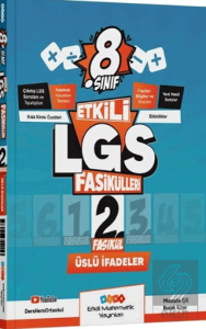 8. Sınıf Etkili LGS Fasikülleri Üslü İfadeler 2
