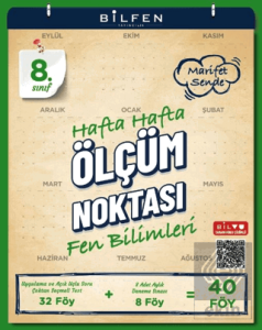 8. Sınıf Fen Bilimleri Hafta Hafta Ölçüm Noktası