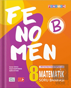 Fenomen Okul Yayınları 8. Sınıf LGS Fenomen Matematik B Soru Bankası