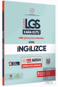 8.Sınıf LGS İngilizcenin Kara Kutusu Dijital Çözümlü Çıkmış Soru Bankası