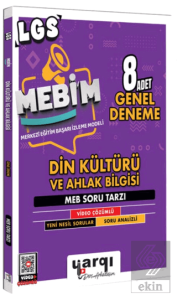 8. Sınıf LGS MEBİM Din Kültürü ve Ahlak Bilgisi 8 Adet Genel Deneme