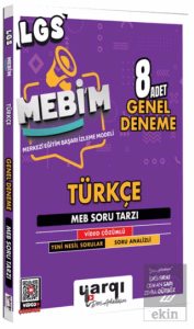 8. Sınıf LGS MEBİM Türkçe 8 Adet Genel Deneme