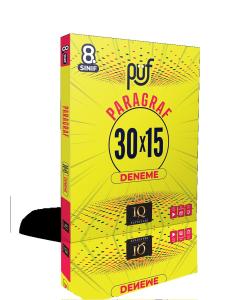 8.Sınıf LGS PÜF Paragraf 30x15 Deneme