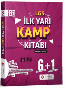 8. Sınıf LGS Sayısal Sözel İlk Yarı Kamp Kitabı
