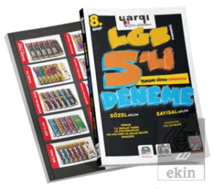 8. Sınıf LGS Tüm Dersler (Sayısal-Sözel) Tamamı Video Çözümlü 5 Deneme