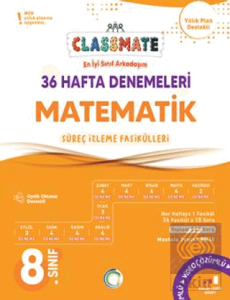 8. Sınıf Matematik Classmate 36 Hafta Denemeleri