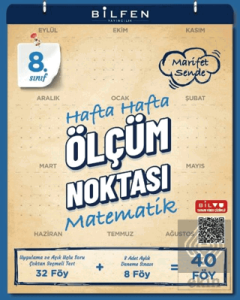8. Sınıf Matematik Hafta Hafta Ölçüm Noktası