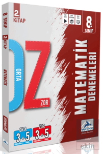 8. Sınıf Matematik Orta Zor Branş Deneme - 2. Kitap