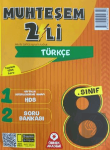 8. Sınıf Muhteşem 2li Türkçe Seti
