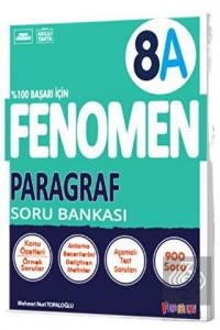 Fenomen Okul Yayınları 8. Sınıf Paragraf A Fenomen Soru Bankası
