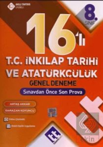 8. Sınıf T.C İnkılap Tarihi ve Atatürkçülük 16lı Genel Deneme