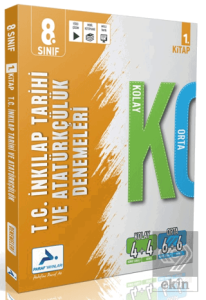 8. Sınıf T.C. İnkılap Tarihi ve Atatürkçülük Kolay Orta Branş Deneme - 1. Kitap
