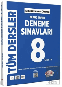 8. Sınıf Tüm Dersler Ünite Ünite Deneme Sınavları Çözümlü