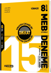 8. Sınıf Türkçe 15 Deneme
