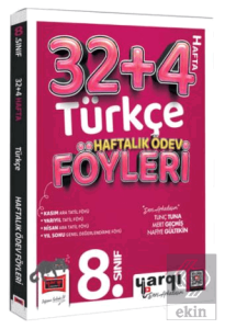 8.Sınıf Türkçe 32+4 Haftalık Ödev Föyleri