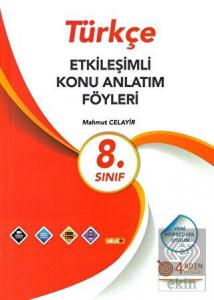 8. Sınıf Türkçe Etkileşimli Konu Anlatım Föyleri