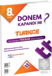 8. Sınıf Türkçe İlk Dönem Tekrar Fasikülü