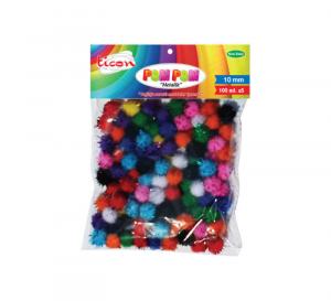 TİCON PONPON METALİK 10MM 100,LÜ