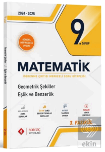 9. Sınıf Matematik Geometrik Şekiller Eşlik ve Benzerlik Soru Kitapçığı