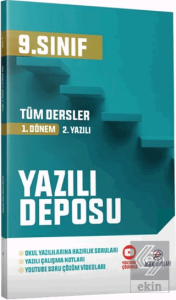 9. Sınıf Tüm Dersler Yazılı Deposu 1. Dönem 2. Yazılı