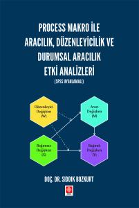 Process Makro ile Aracılık, Düzenleyicilik ve Durumsal Aracılık Etki Analizleri (Spss Uygulamalı) Sıddık Bozkurt 1.Baskı